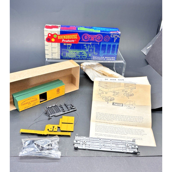 Roundhouse HO Gauge 36' Box Car Virginia & Truckee Nevada Railway w/Original box - Picture 4 of 16